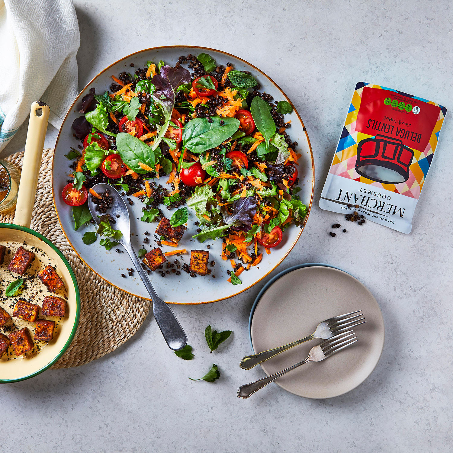 10Min Indian Paneer & Lentil Salad Recipe Gousto