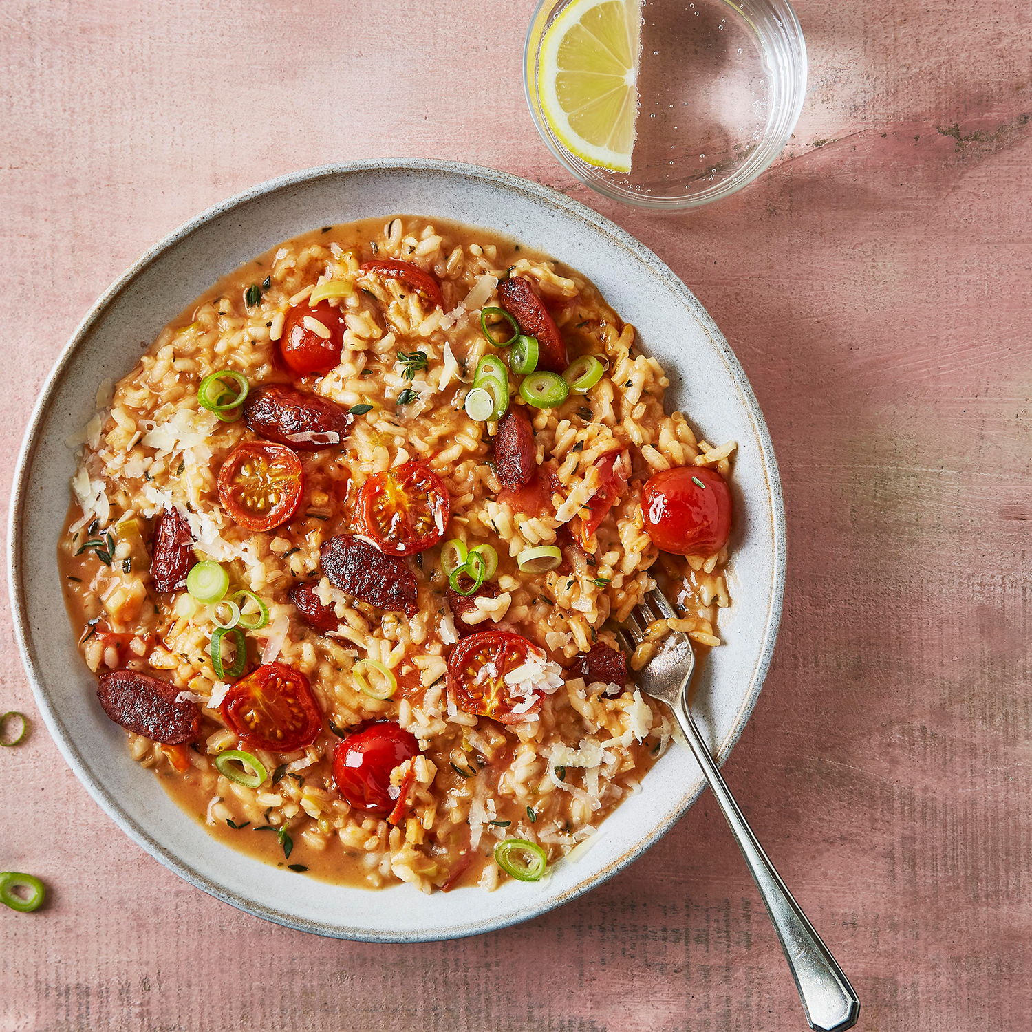 Simple Chorizo & Cherry Tomato Risotto Recipe Gousto