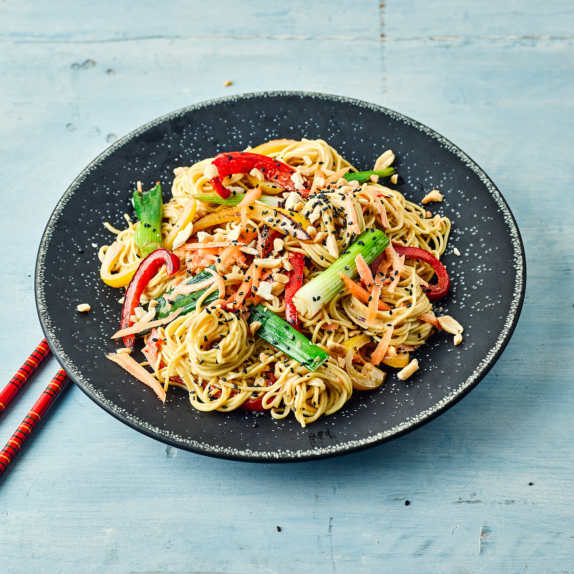 Speedy Peanut & Vegetable Noodles Recipe Gousto
