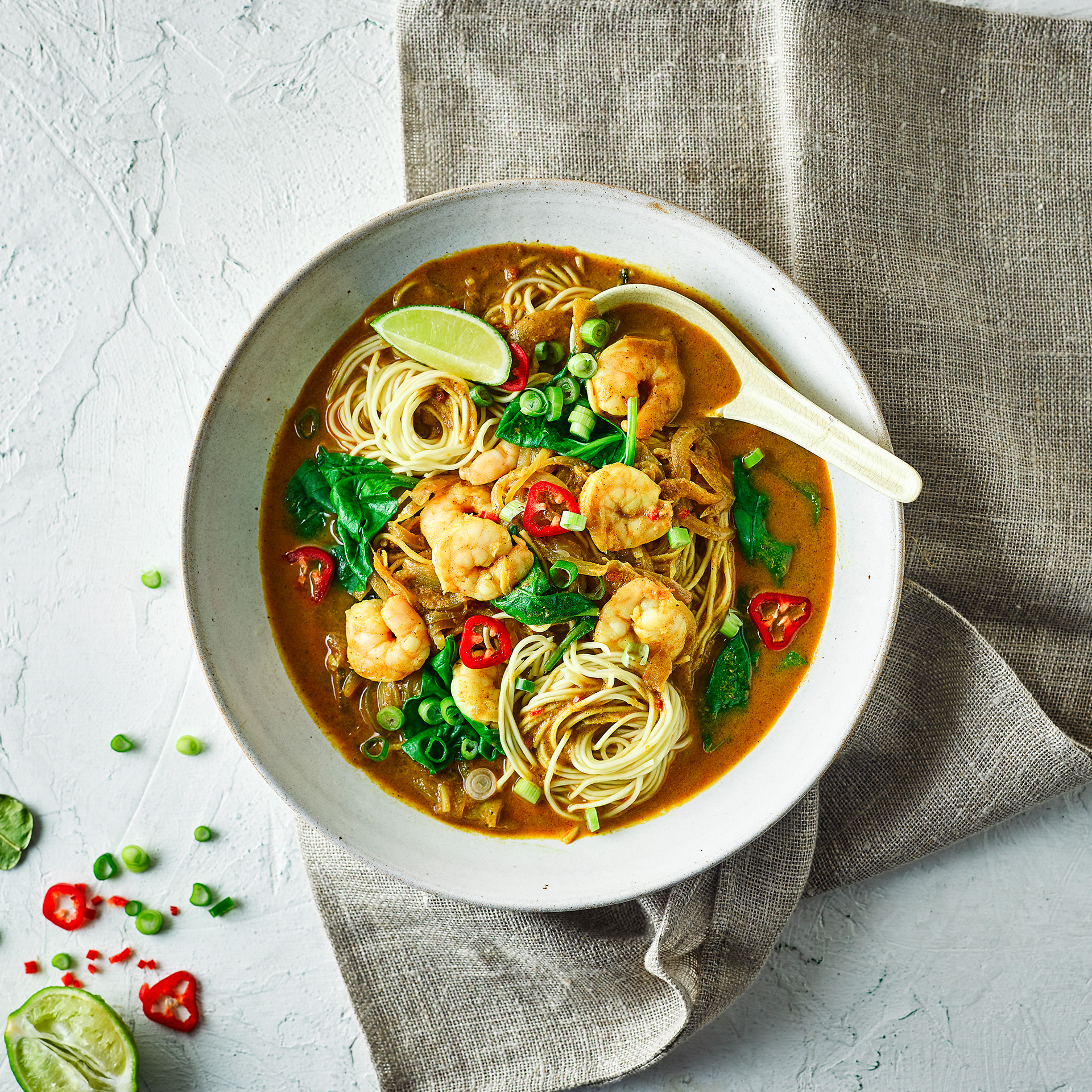 Malaysian Prawn & Coconut Laksa Recipe Gousto