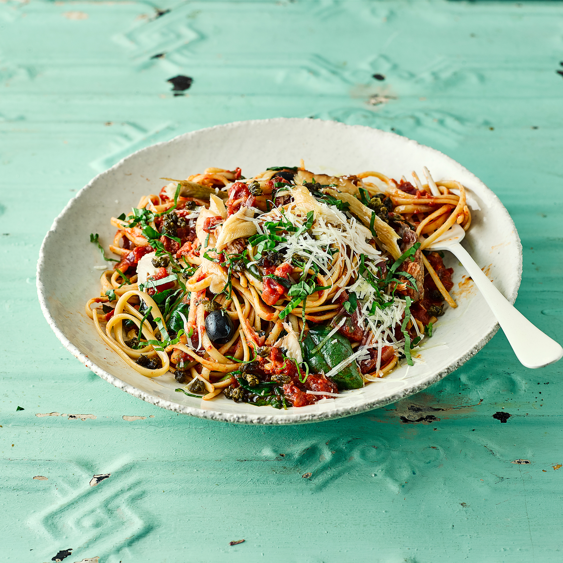 Spicy Smoked Mackerel Puttanesca Recipe Gousto