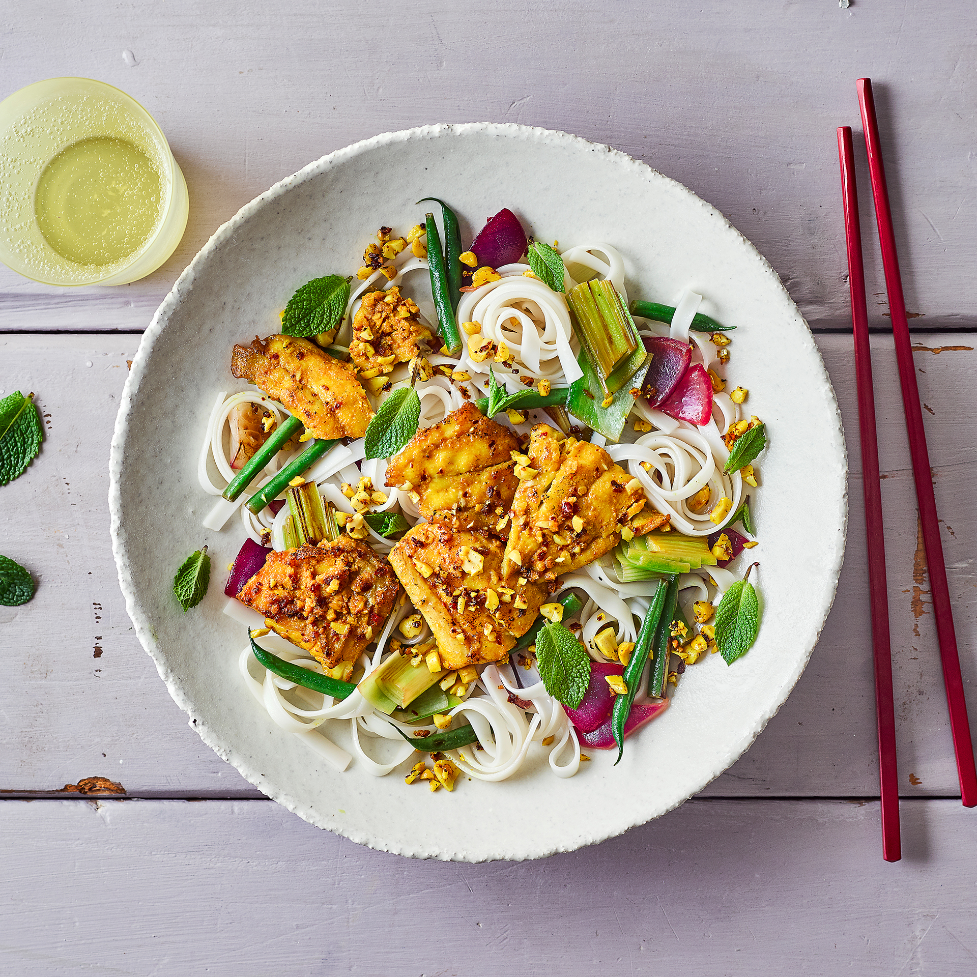Vietnamese Haddock & Charred Veg Noodles Recipe Gousto