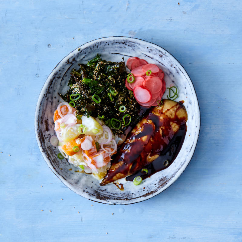 Teriyaki Smoked Mackerel Bento Bowl Recipe Gousto