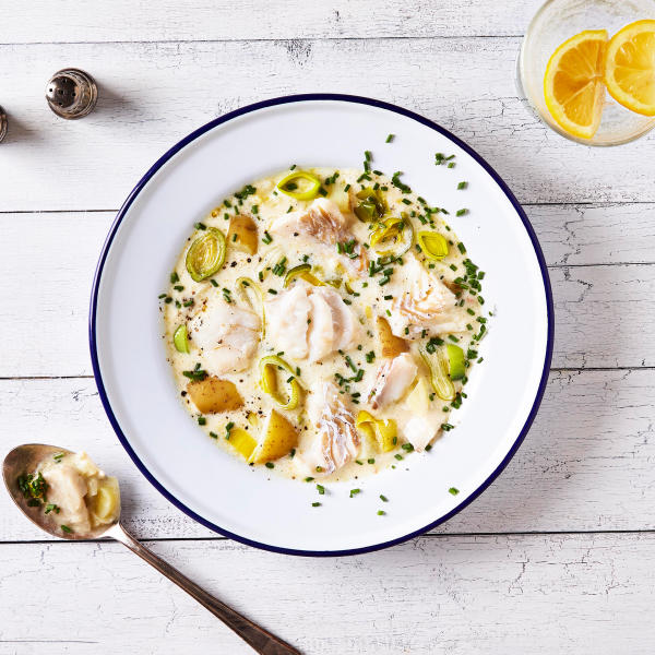 OnePot Haddock, Leek & Cheddar Chowder Recipe Gousto