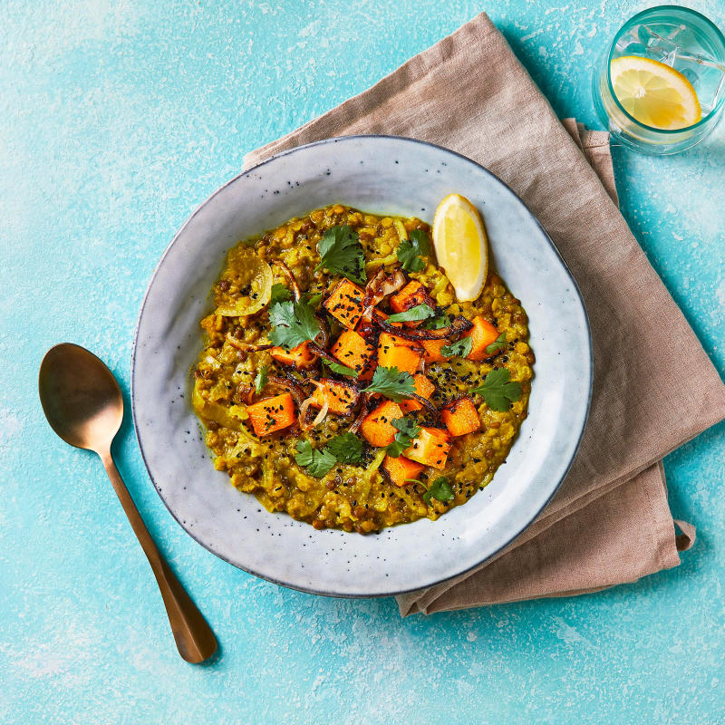 Butternut Squash, Lentil & Coconut Dal Recipe Gousto