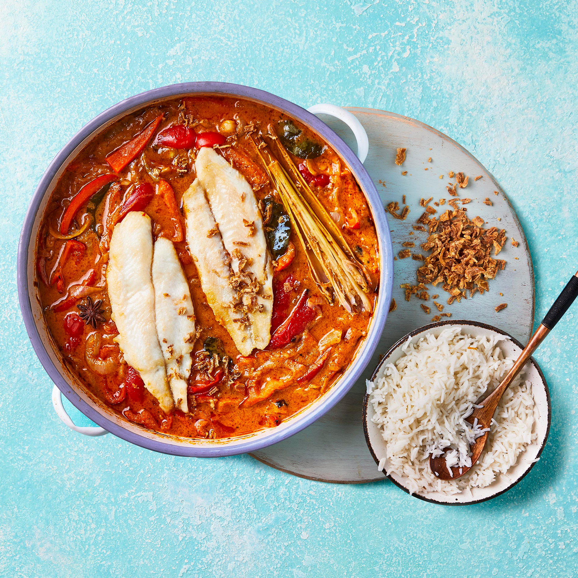 Fragrant Coconut & Lemongrass Baked Fish Curry Recipe Gousto