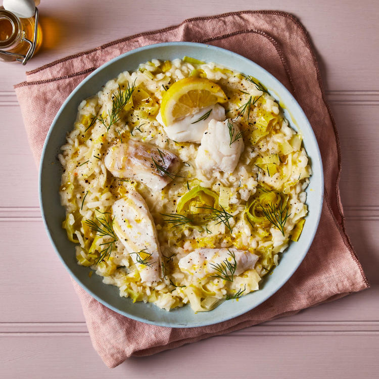 Easy OnePot Haddock & Leek Risotto Recipe Gousto