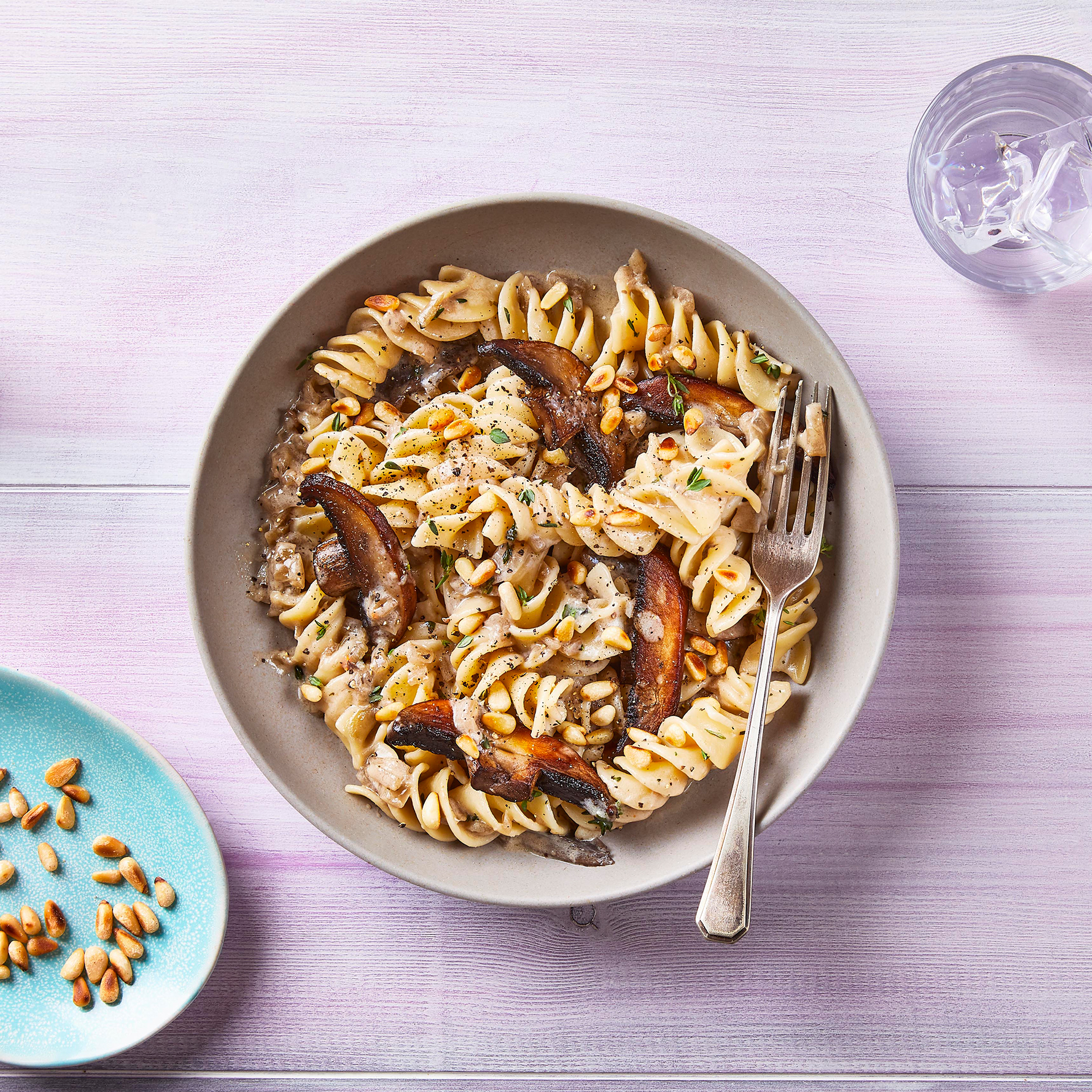 Mushroom & Thyme Fusilloni Recipe Gousto