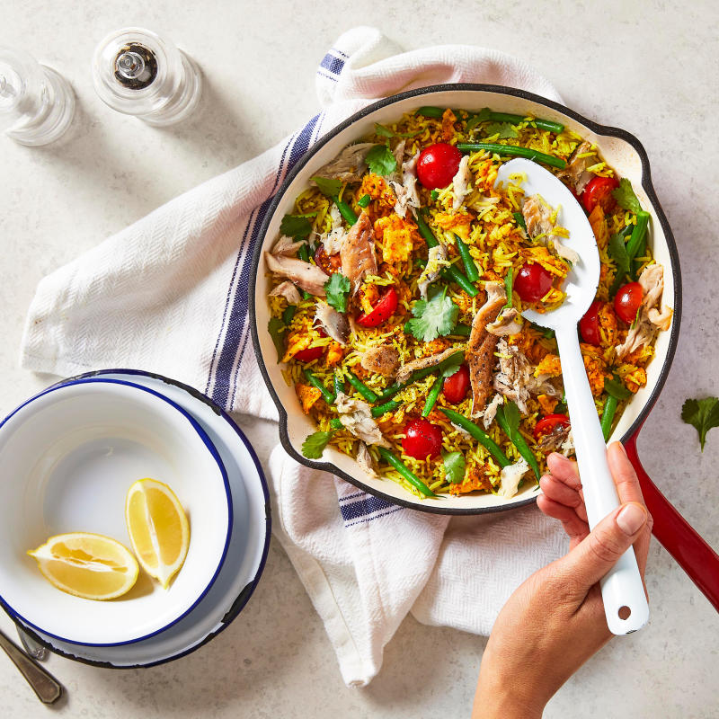 10Min Smoked Mackerel Kedgeree Recipe Gousto