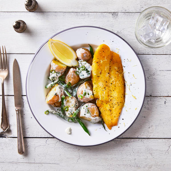 Smoked Fish With Warm Green Bean & Potato Salad Recipe Gousto