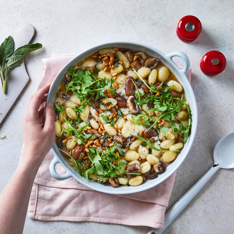 10Min Garlic Mushroom & Sage Gnocchi Recipe Gousto
