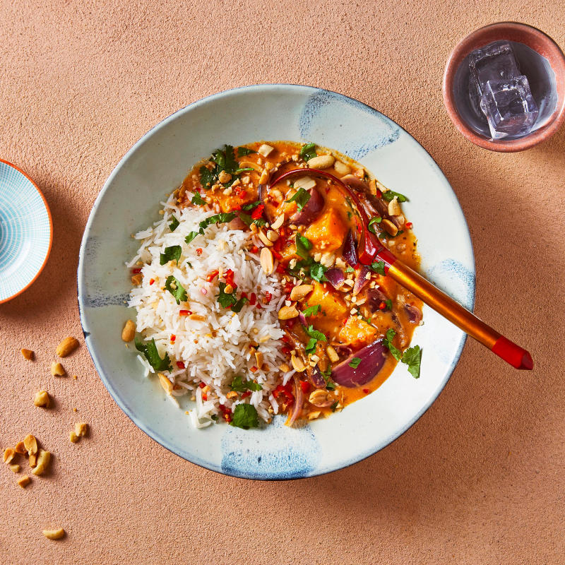 ThaiStyle Butternut Squash & Coconut Curry Recipe Gousto