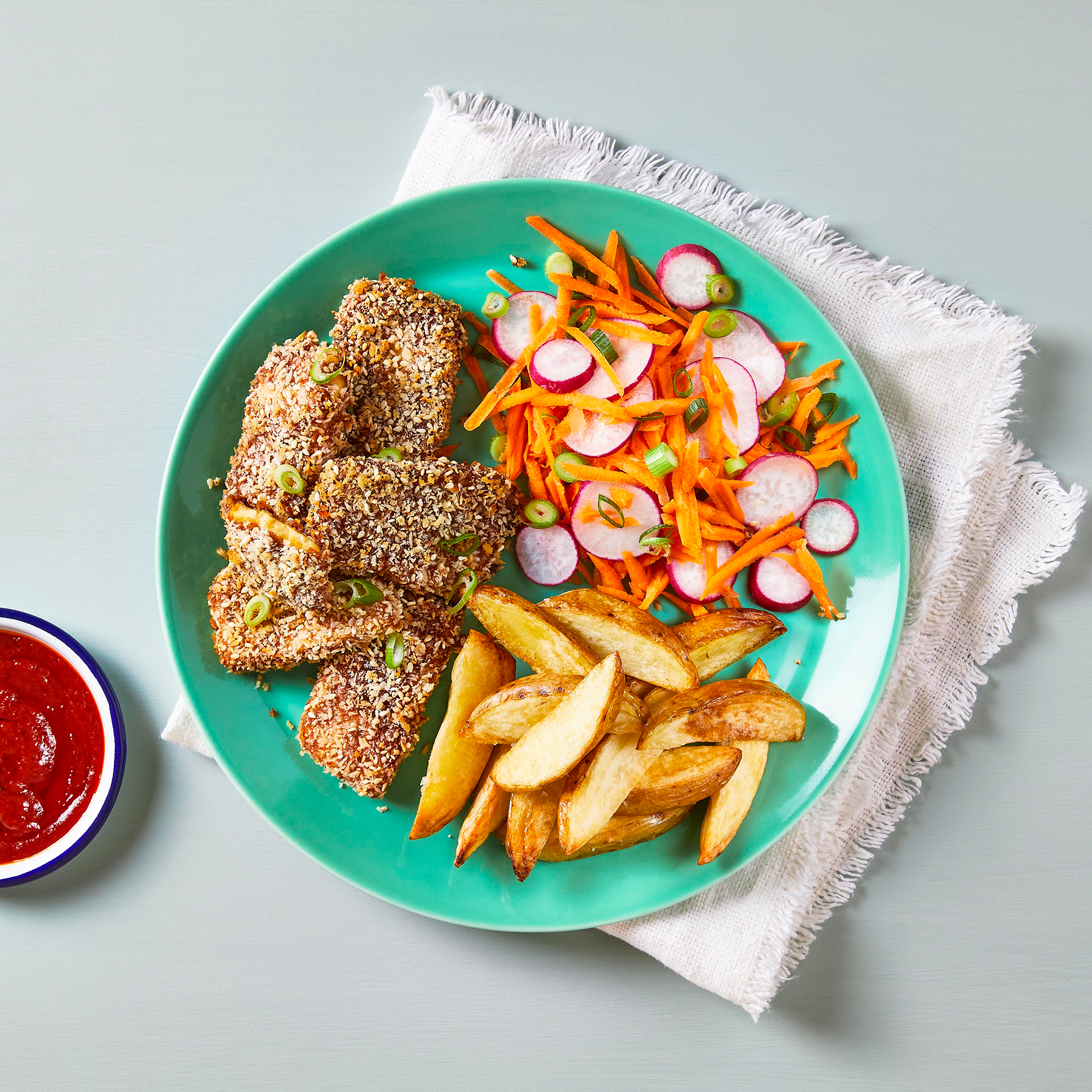 Asian Tofu Nuggets, Wedges & Spicy Dipping Sauce Recipe Gousto