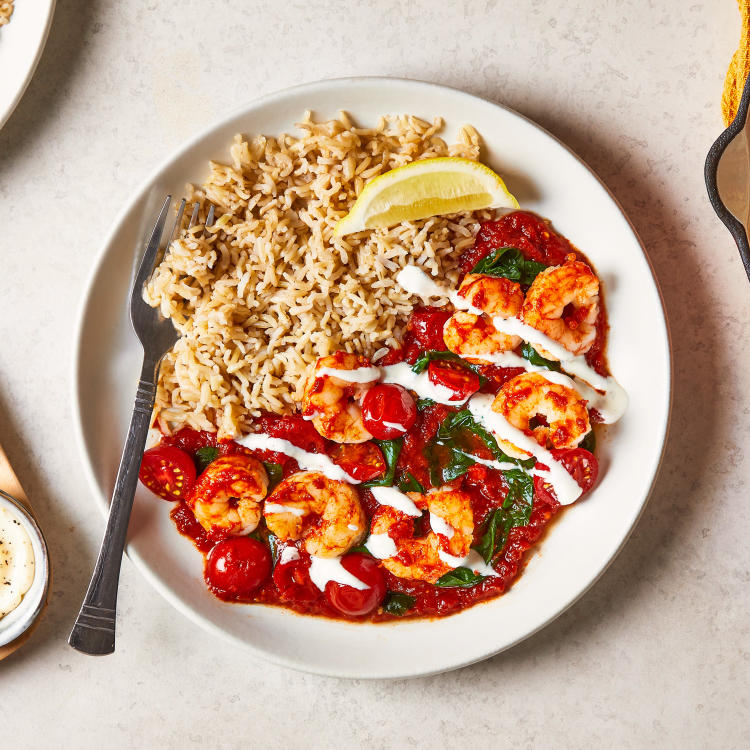 10Min Spanish Garlic & Chilli Jumbo King Prawns Recipe Gousto