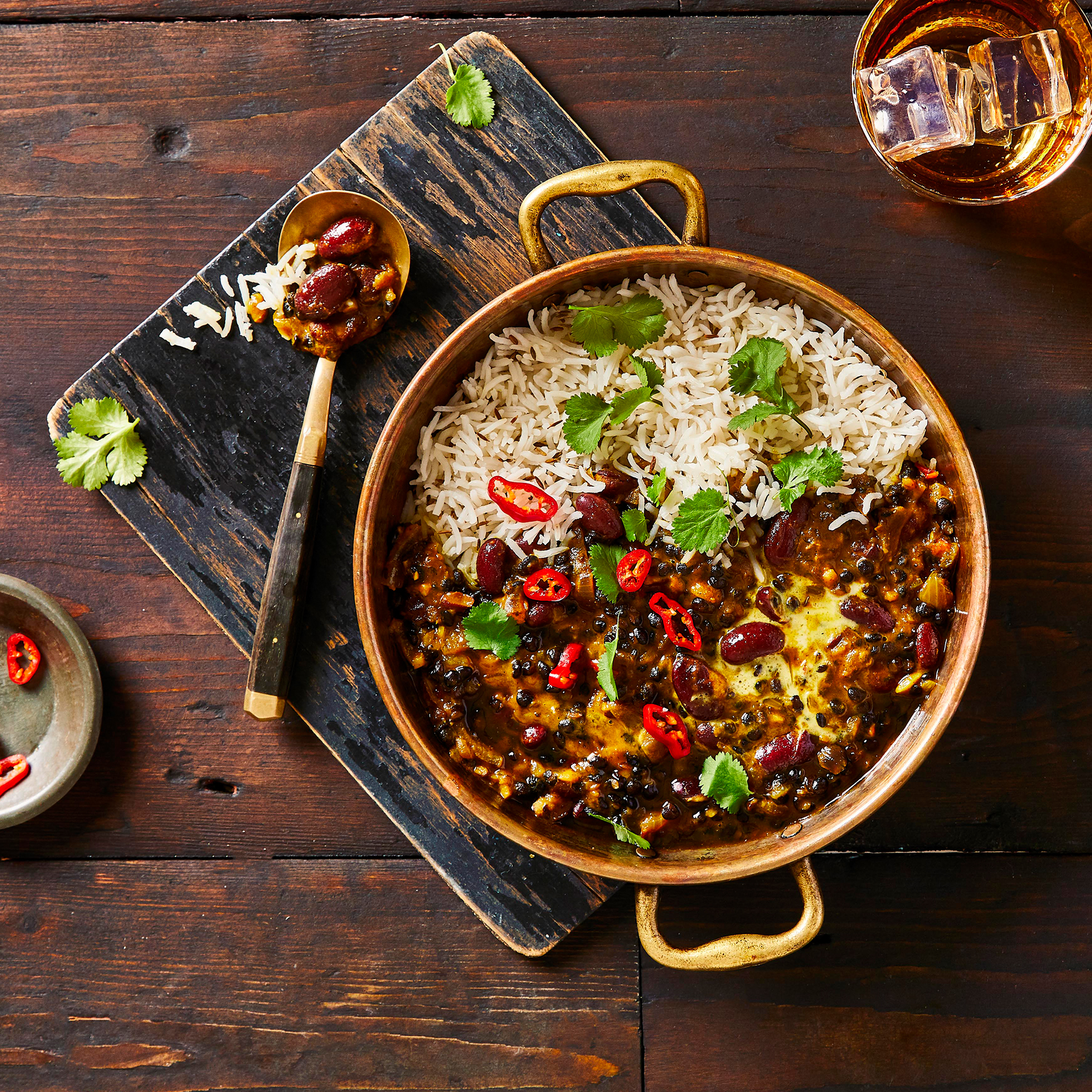 PunjabiStyle Black Dal With Cumin Rice Recipe Gousto