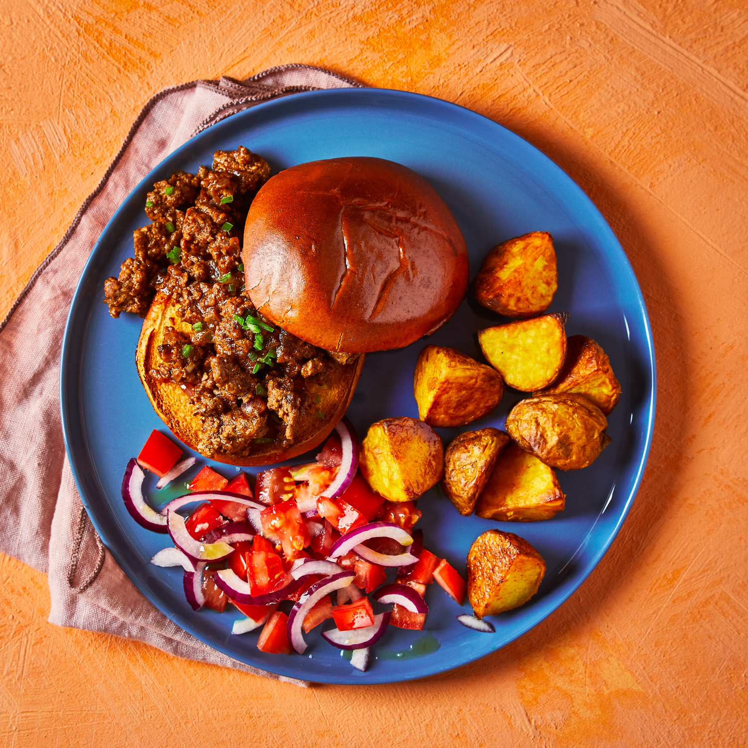 Lamb Keema Pav With Turmeric Roast Potatoes Recipe Gousto