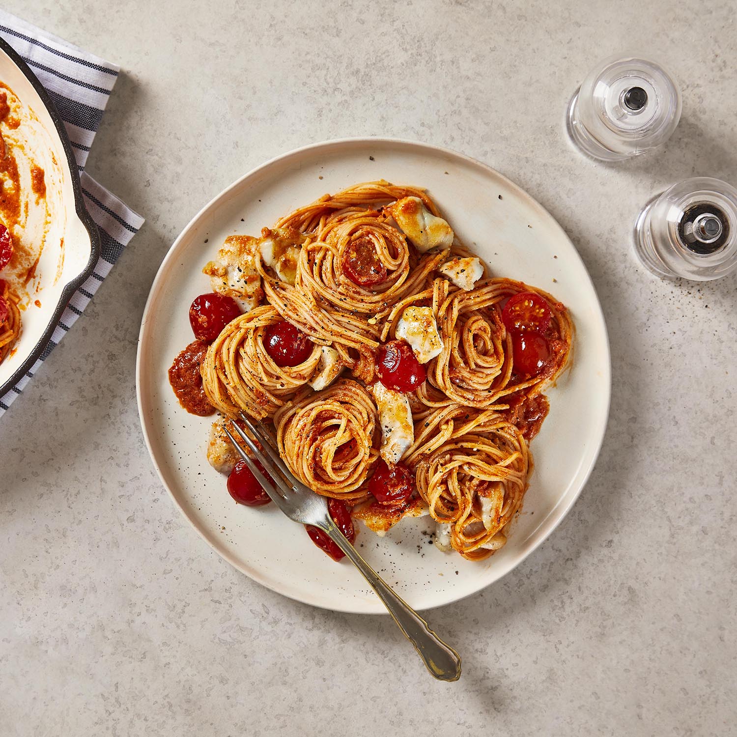 10Min Creamy Haddock Spaghetti With Chilli Recipe Gousto
