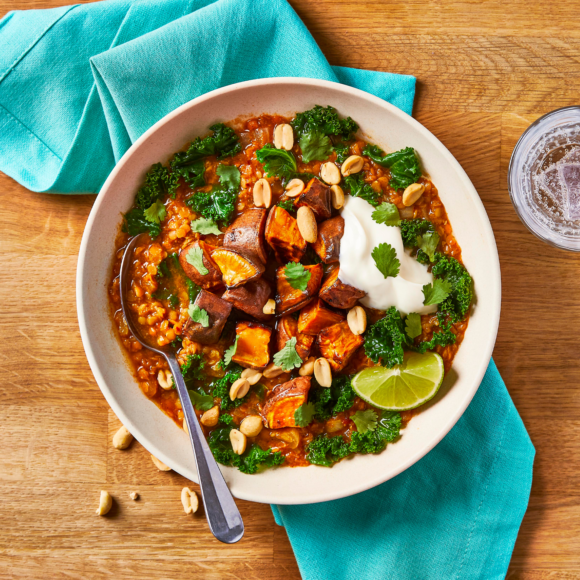 Joe’s Satay Sweet Potato & Kale Curry Recipe Gousto