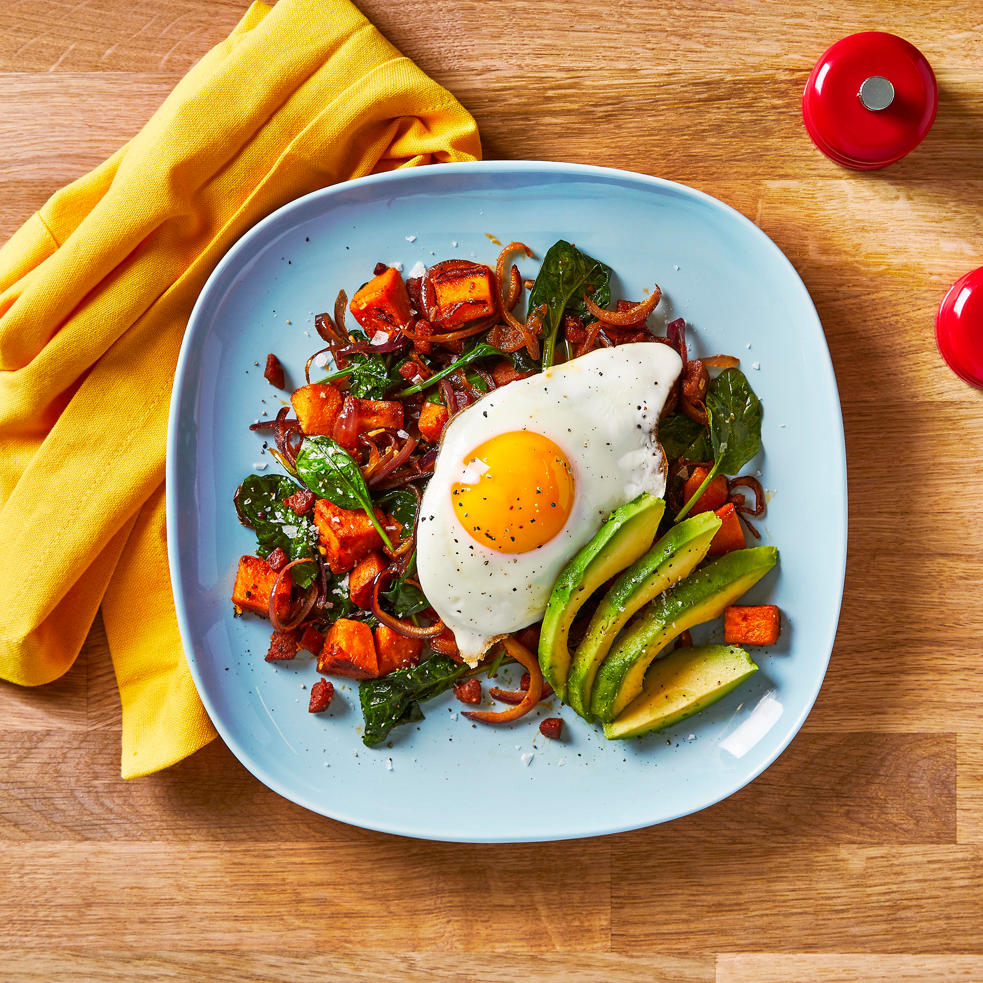 Sweet Potato & Chorizo Hash With Avocado Recipe Gousto