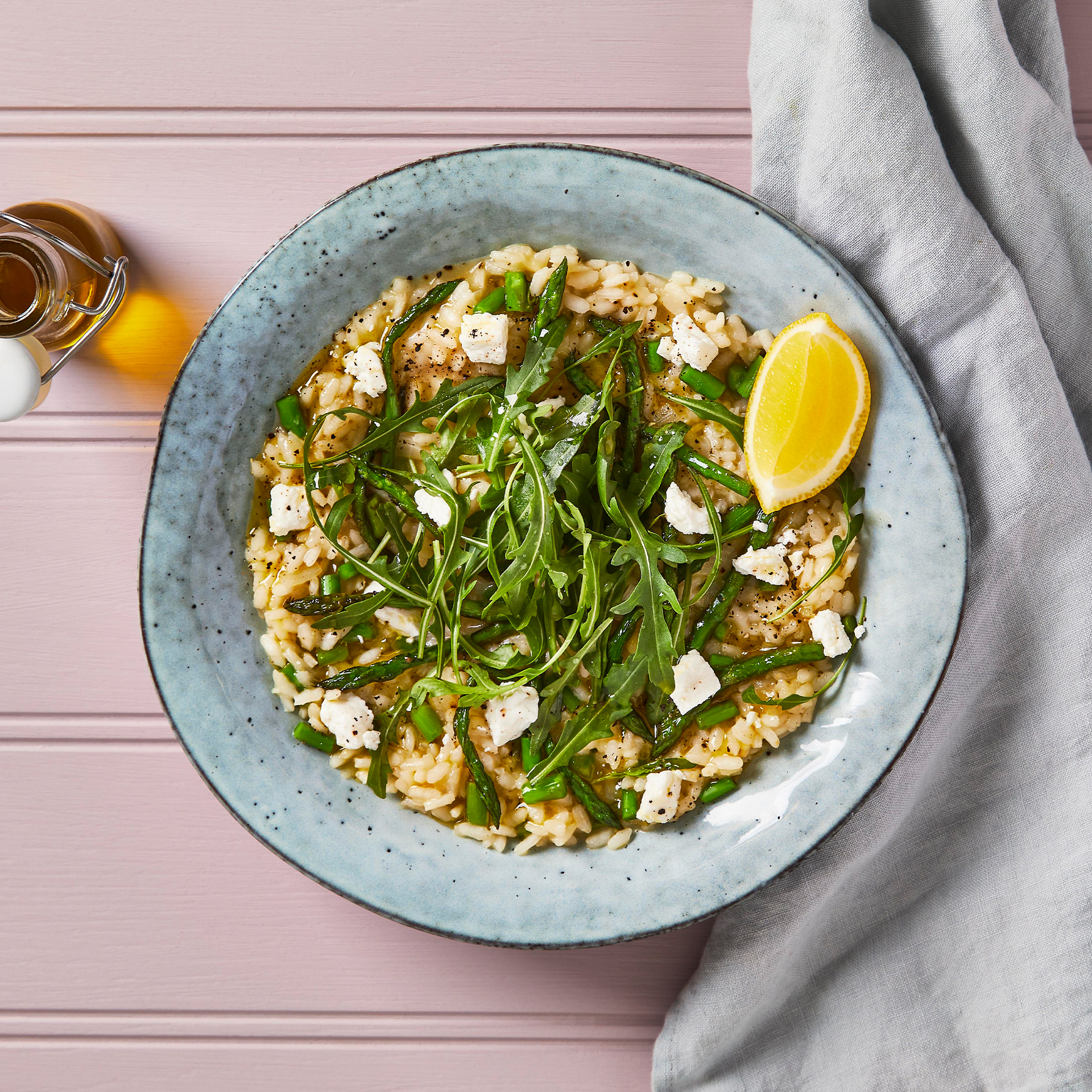 Asparagus & Goats' Cheese Risotto Recipe Gousto