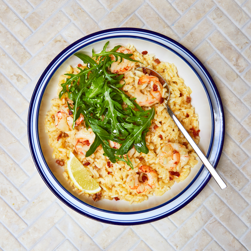 Jumbo Prawn & 'Nduja Risotto Recipe Gousto