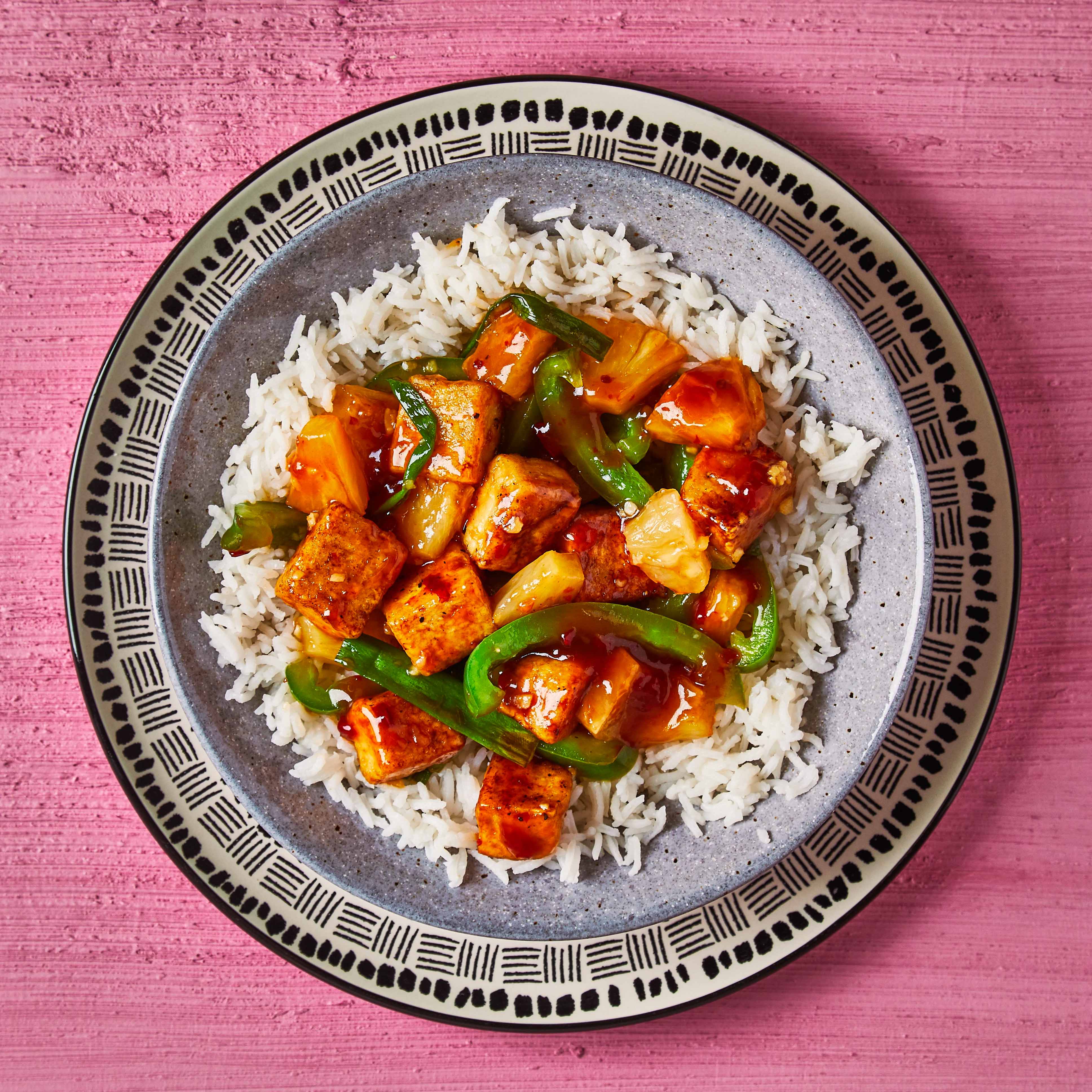 Sweet & Sour Crispy Tofu With Rice Recipe Gousto