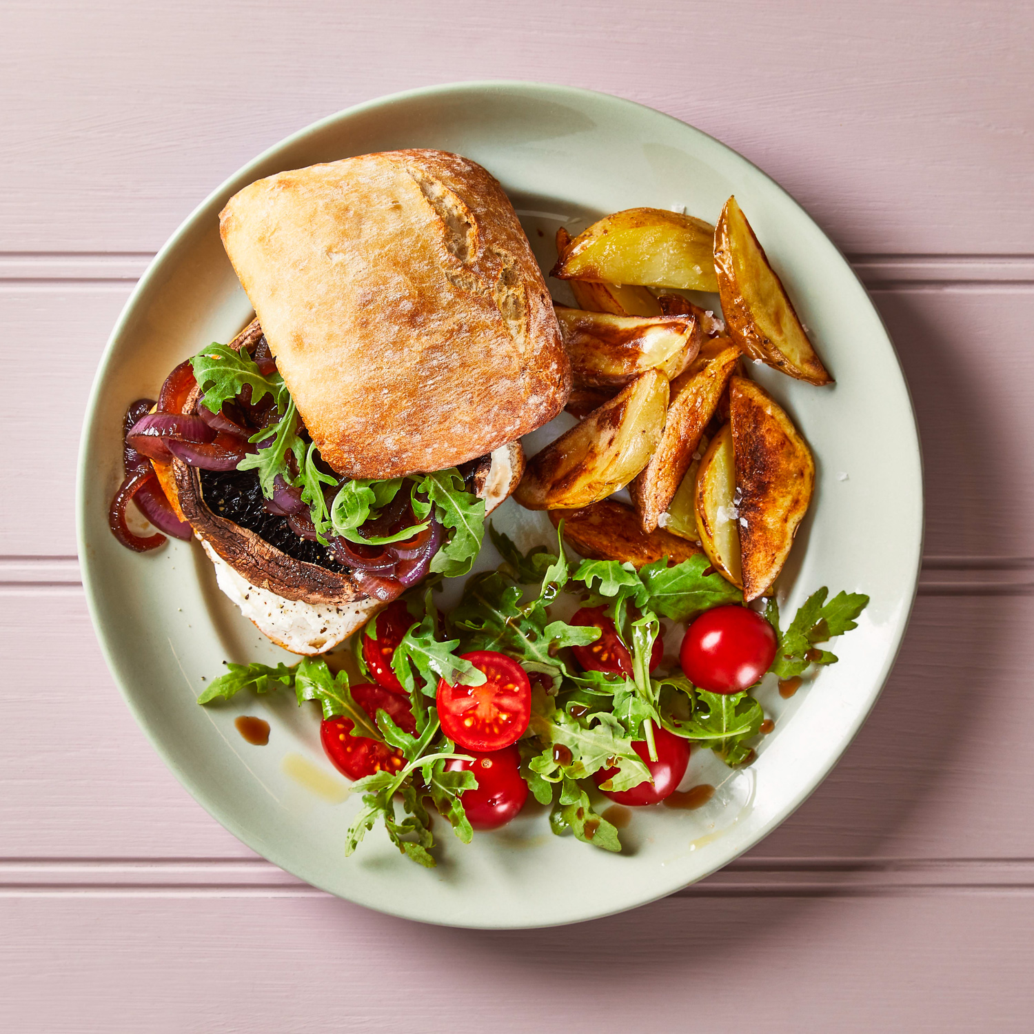 Goats' Cheese & Portobello Mushroom Sandwich Recipe Gousto