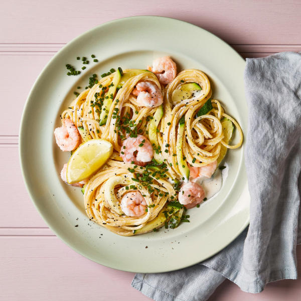 Lemony Prawn & Courgette Spaghetti Recipe Gousto