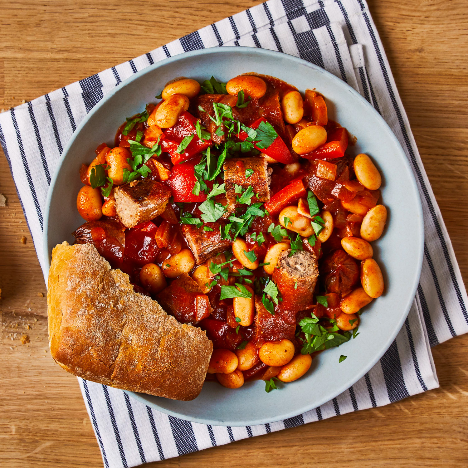 Joe's Smoky MeatFree Sausage & Bean Stew Recipe Gousto