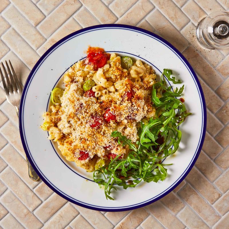 Leek & Roasted Tomato Mac 'N' Cheese Recipe Gousto
