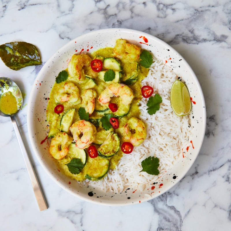 10Min Thai Green Jumbo Prawn Curry Recipe Gousto