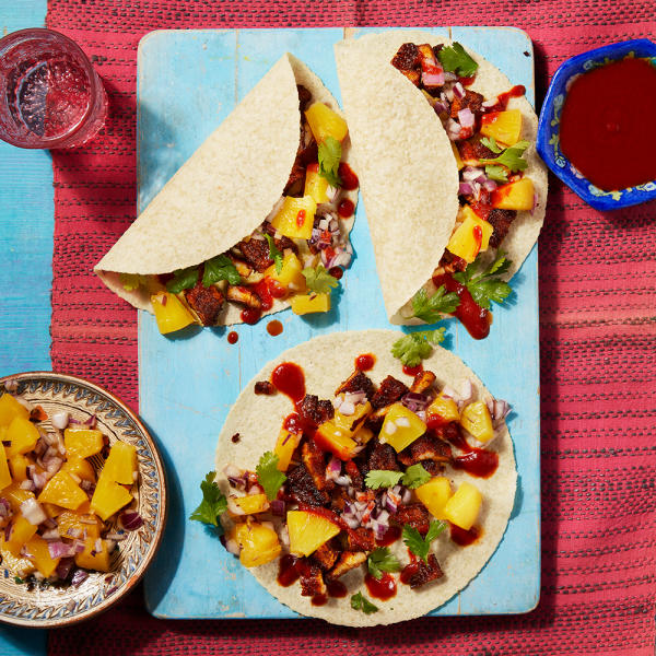 Pork Al Pastor Tacos With Pineapple Salsa Recipe Gousto