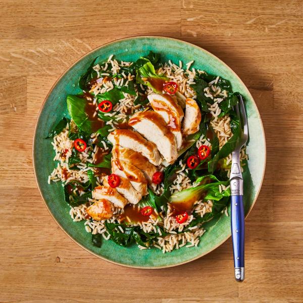 Lean Chinese Chicken & VegPacked Rice Recipe Gousto