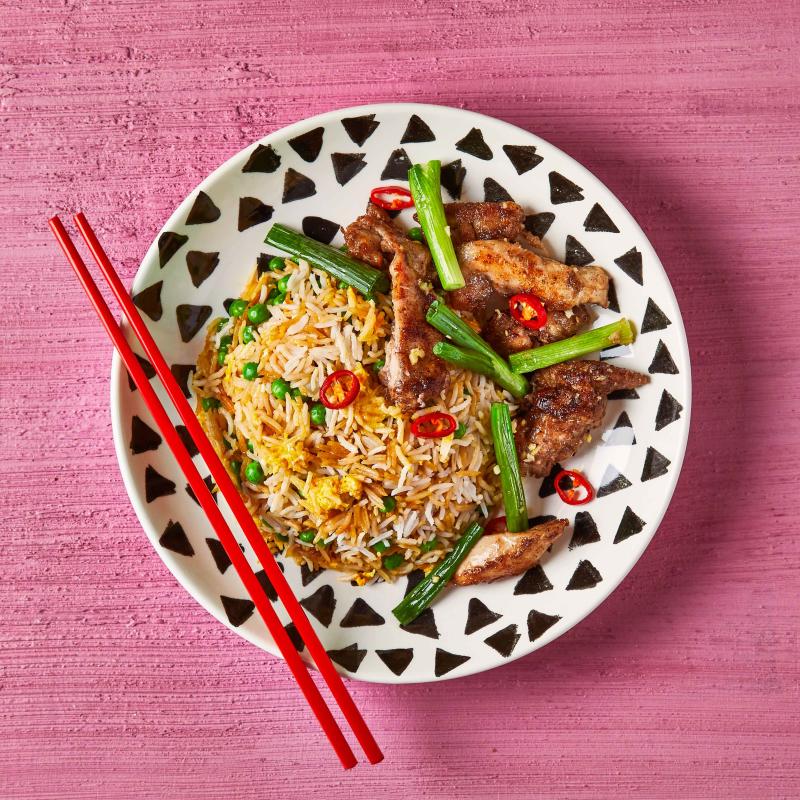 Salt & Pepper Chicken With Egg Fried Rice Recipe Gousto