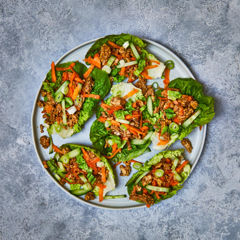 Speedy Hoisin Turkey Lettuce Cups Recipe Gousto