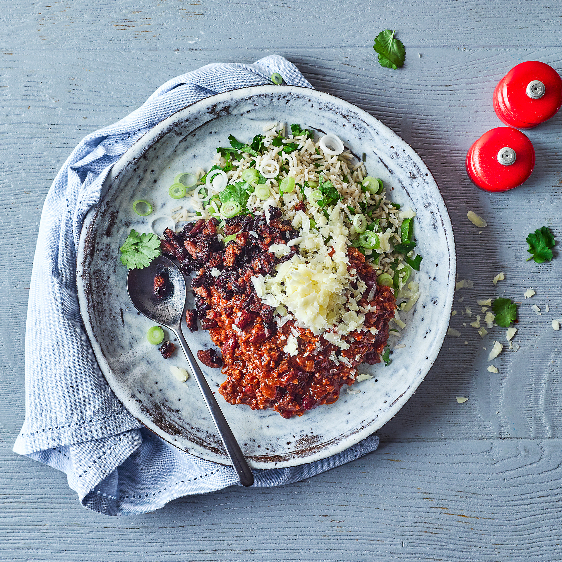 Smoky Pork Chilli With Popped Beans-image
