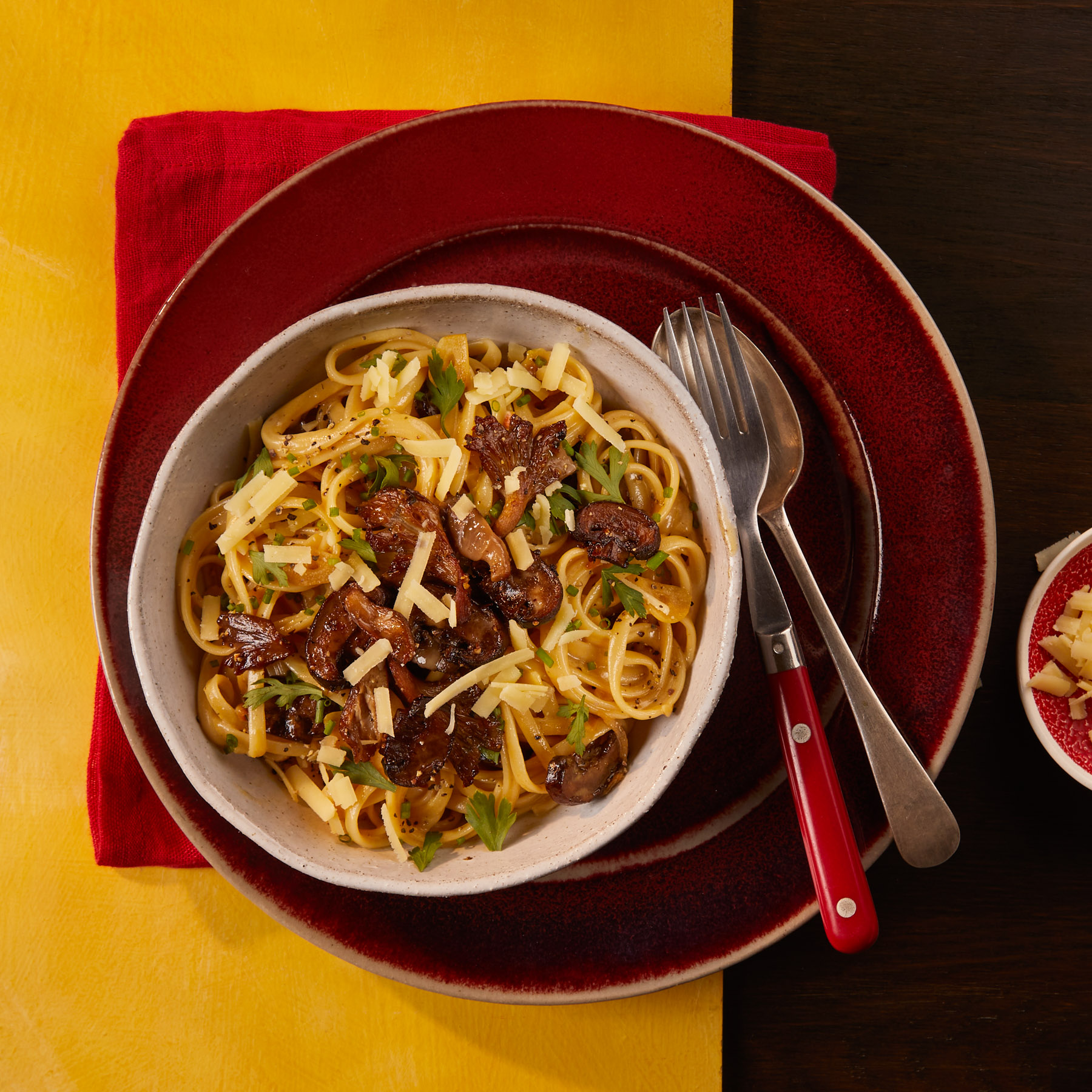 Marmite Mushroom Carbonara Recipe Gousto