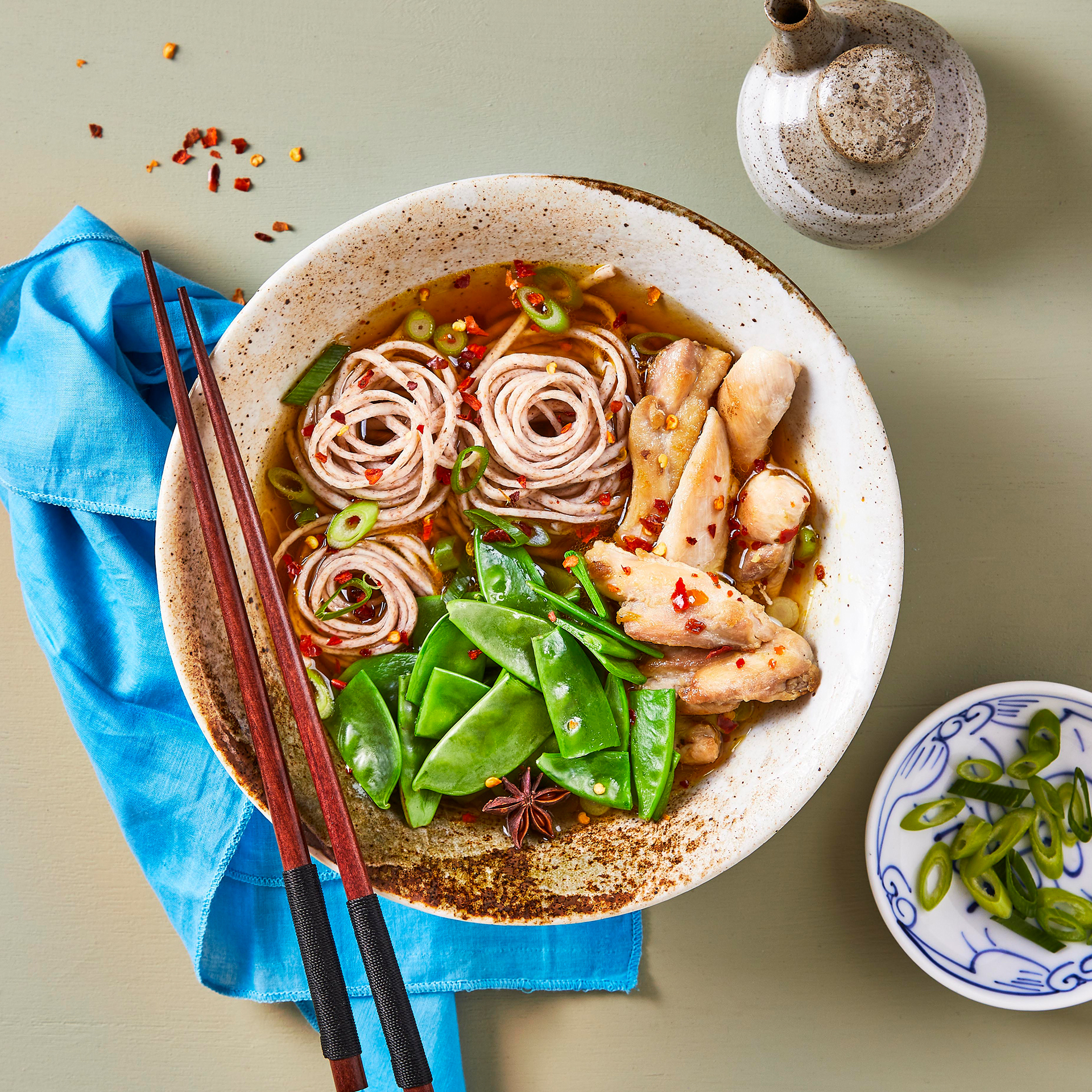 Warming Chicken & Ginger Ramen Recipe Gousto