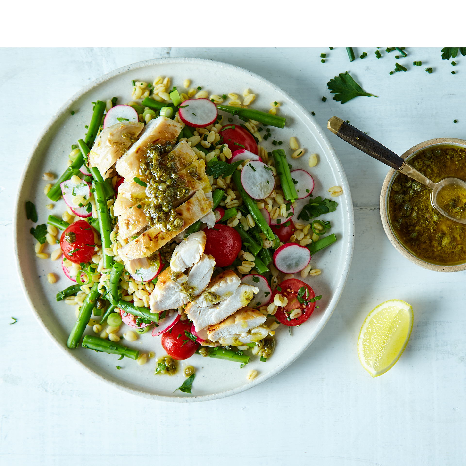Citrus Chicken & Warm Wheat Berry Salad Recipe Gousto