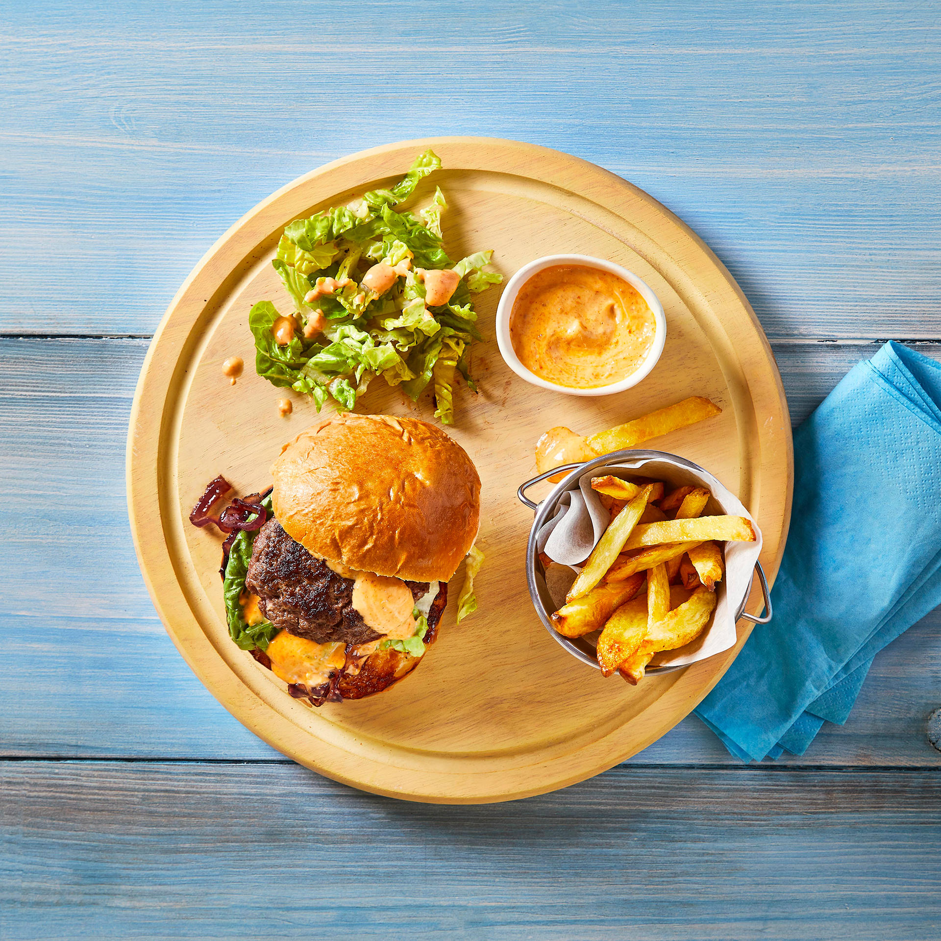 Chipotle Burger With Caramelised Onions Recipe Gousto