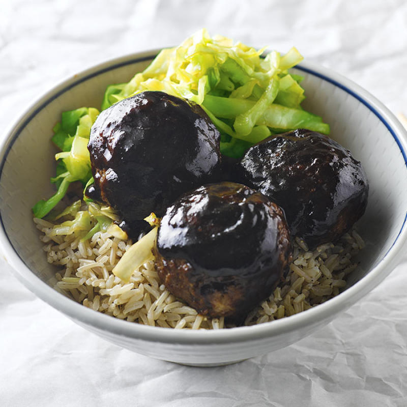 Hoisin Beef Meatballs & Sesame Cabbage Recipe Gousto