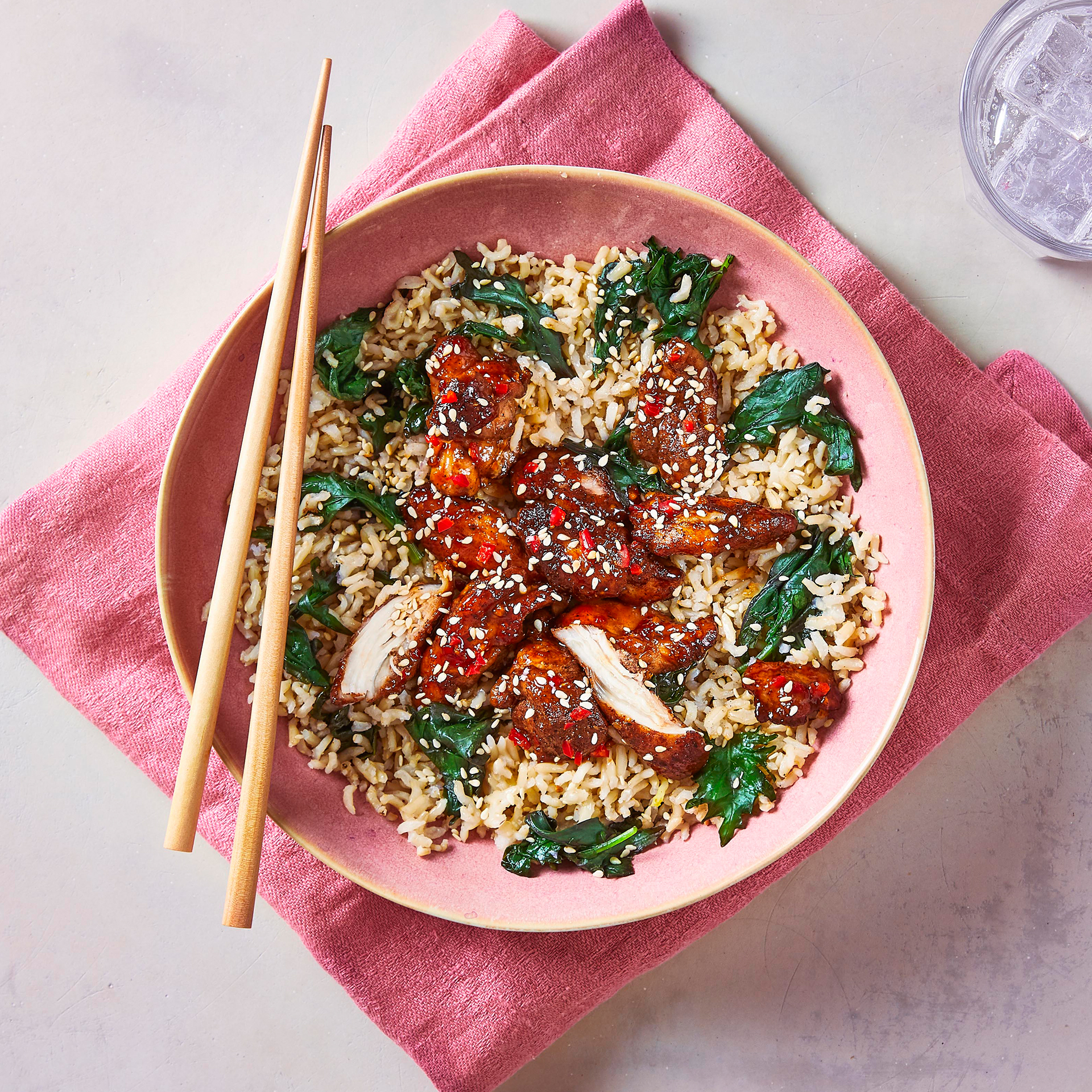 Sticky Chicken With Soy, Sesame & Chilli Recipe Gousto