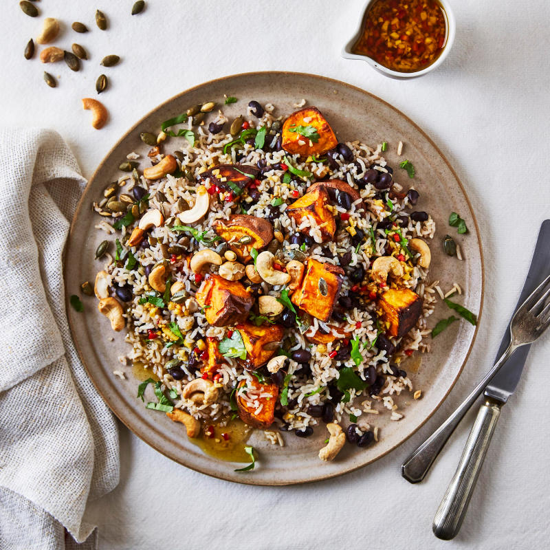 ChilliLime Sweet Potato Rice Salad Recipe Gousto