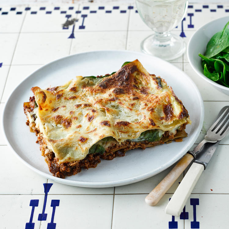 Spinach & Veggie Mince Lasagne Recipe Gousto