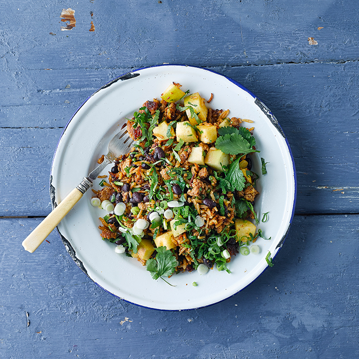 Mexican Pork & Black Bean Rice Recipe Gousto