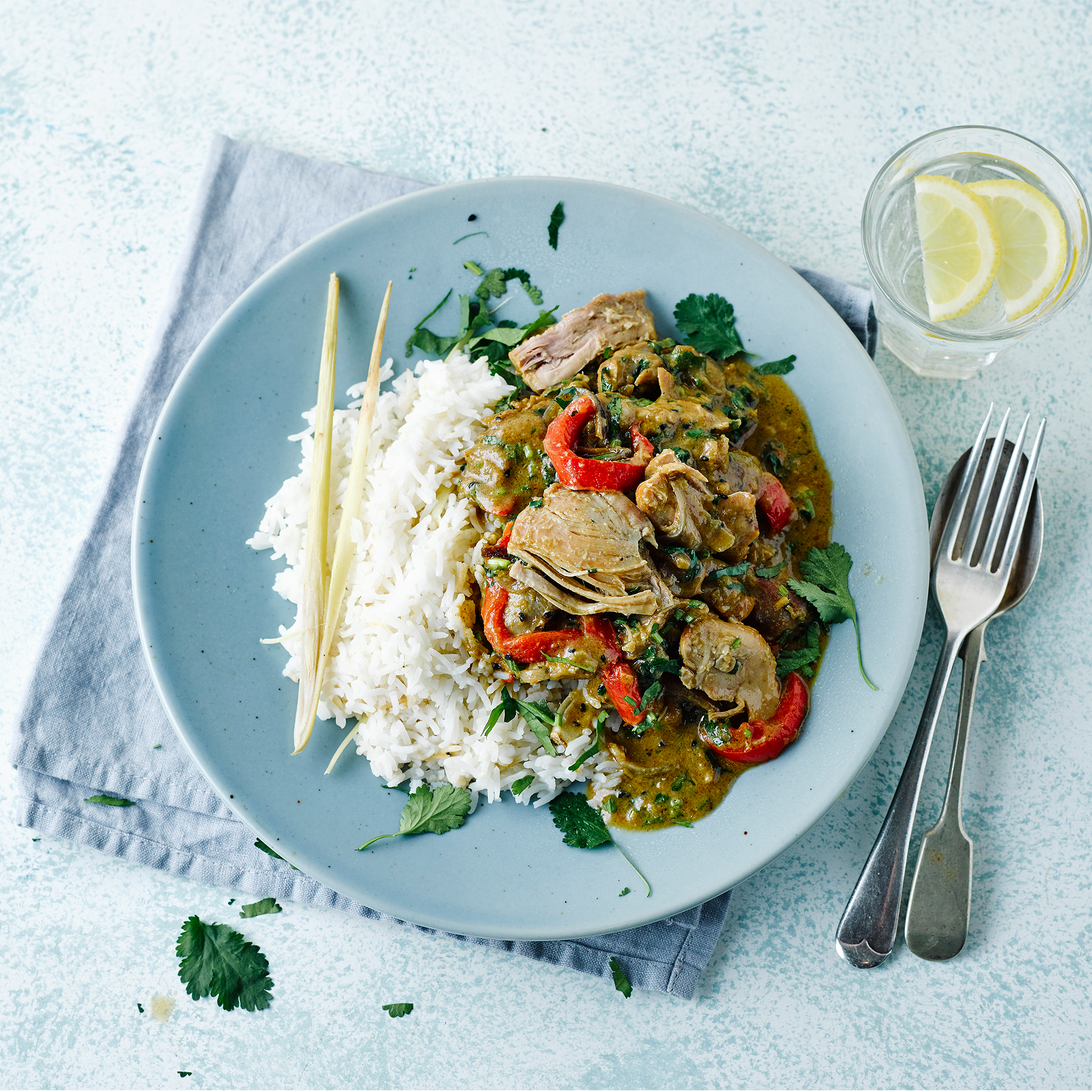 Chicken, Red Pepper & Lemongrass Curry Recipe Gousto