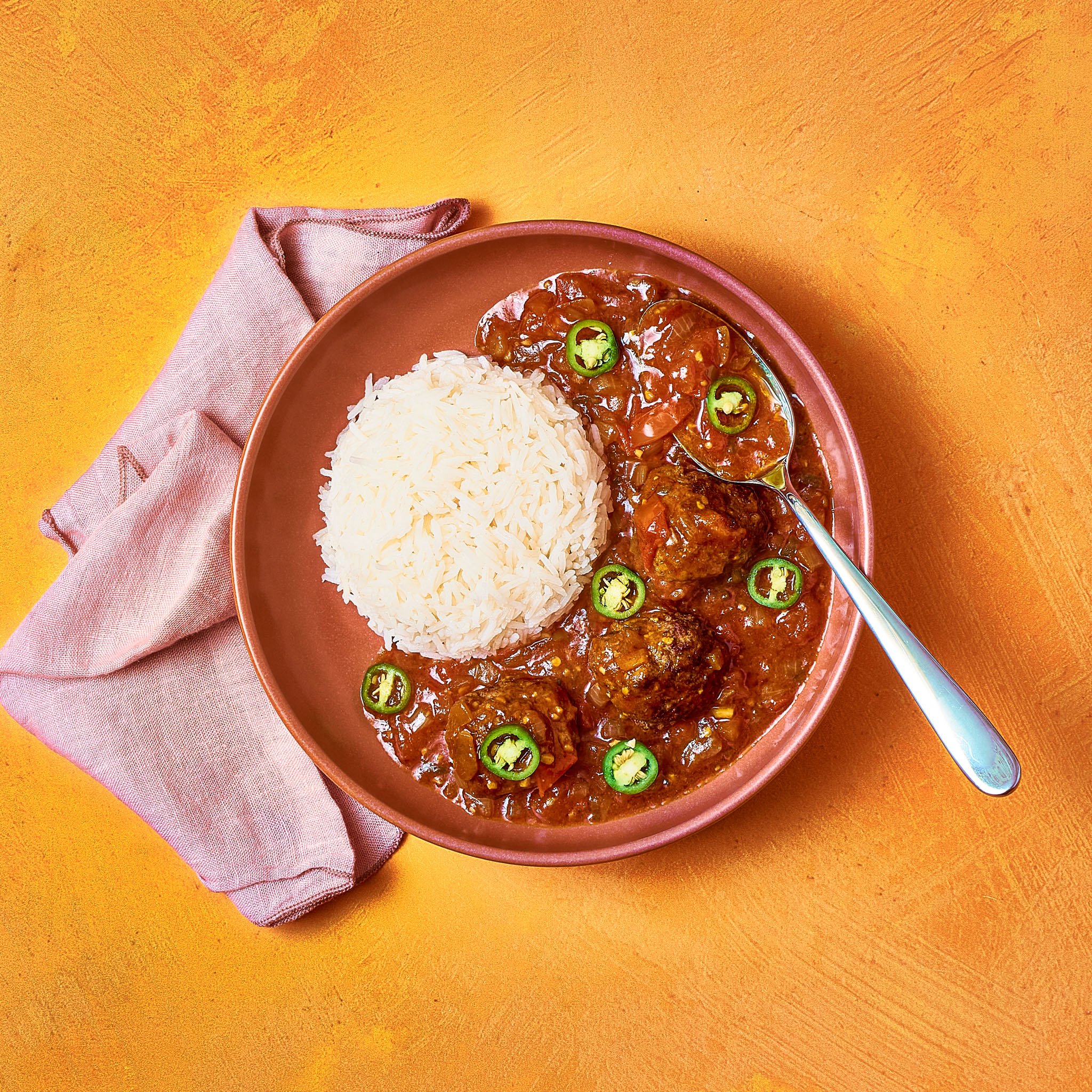 Bangladeshi-Style Beef Kofta Curry With Fragrant Rice - Gousto