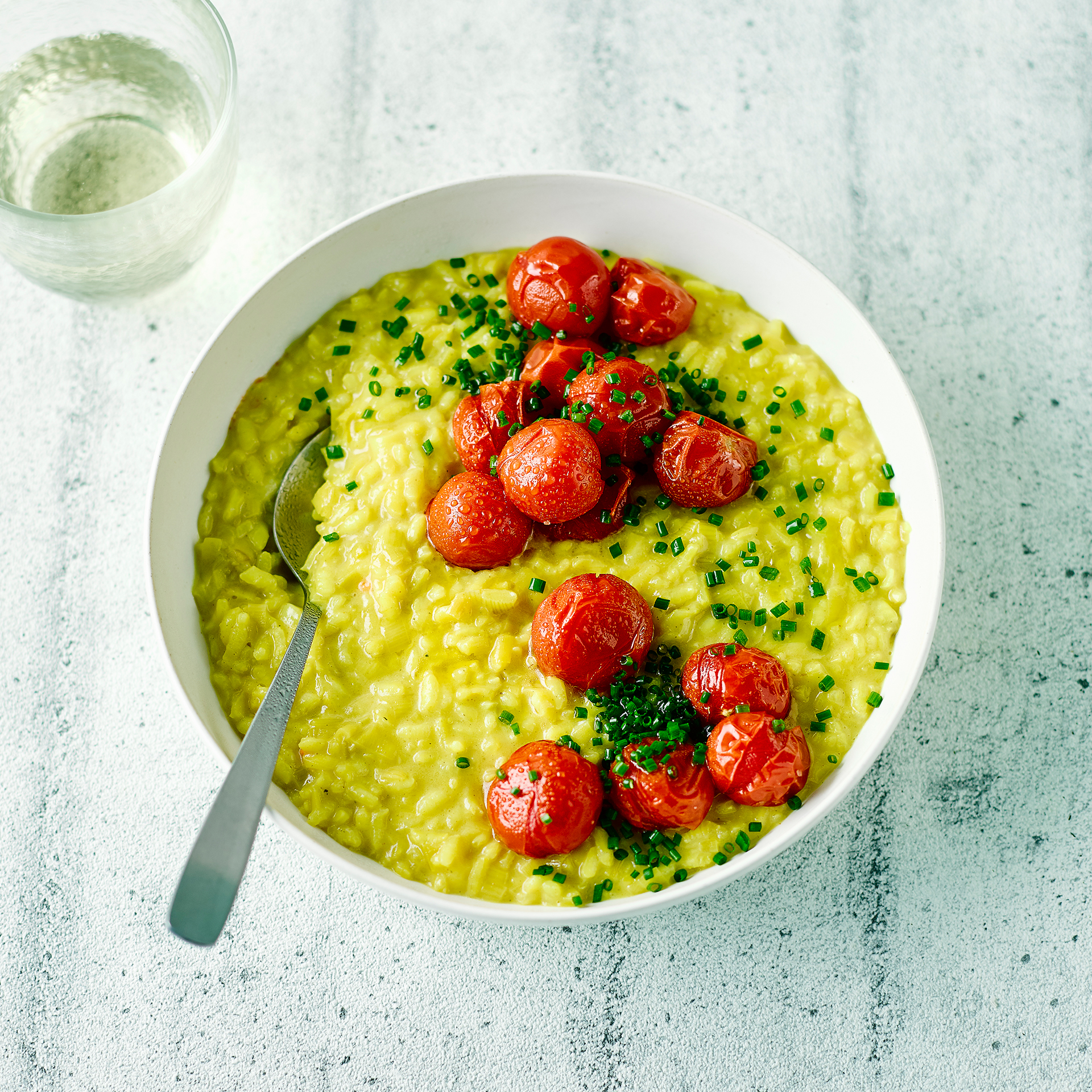 Cheesy Risotto & Slow Roast Tomatoes Recipe Gousto