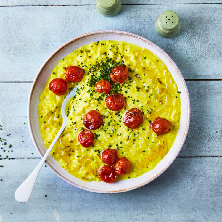 Cheesy Risotto & SlowRoast Tomatoes Recipe Gousto