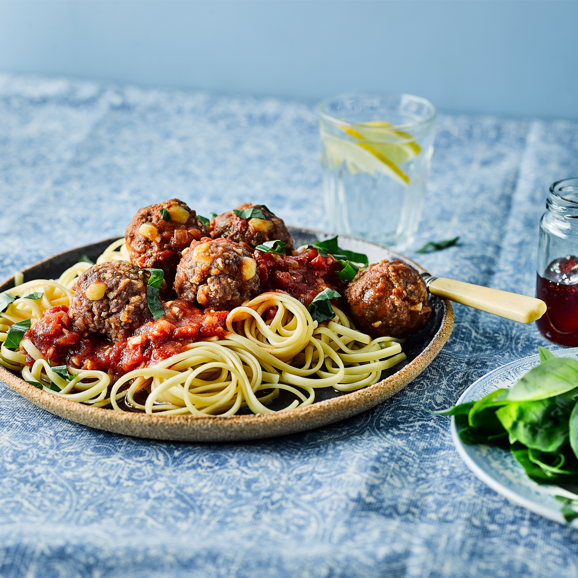 Spaghetti & Cheesy Meatballs Recipe Gousto
